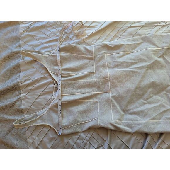 narcisco Rodriguez Italy linen blend bodycon dress sz 10 excellent condition - Picture 10 of 10